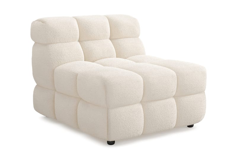 Elise Bubblig Soffgrupp 3-sits Soffa + Fåtölj - Vit - Products - Möbler - Soffa - Soffgrupp