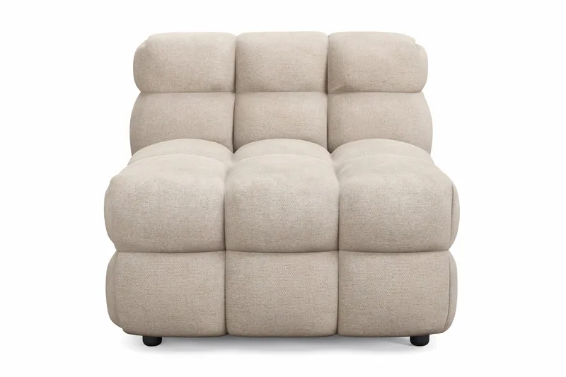Elise Bubblig Soffgrupp 4-sits Soffa + Fåtölj - Beige - Products - Möbler - Soffa - Soffgrupp