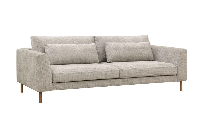 Florenz 3-sits Soffa i Chenille - Grå / Beige - Products - Möbler - Soffa - 3 sits soffa