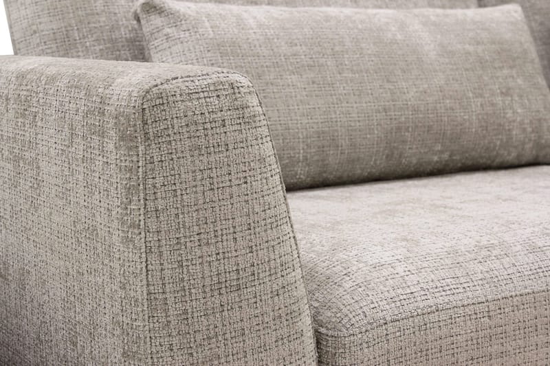 Florenz 3-sits Soffa i Chenille - Grå / Beige - Products - Möbler - Soffa - 3 sits soffa