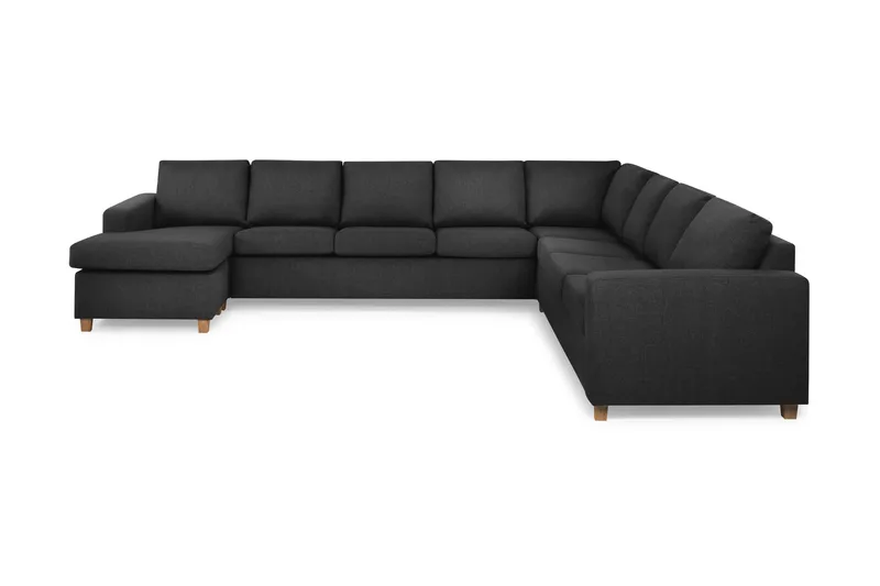 Crazy 7-sits Vändbar U-formad XX-Large Hörnsoffa med divan i Tyg - Antracit - Products - Möbler - Soffa - Hörnsoffa