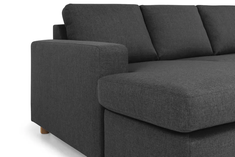 Crazy 7-sits V ändbar U-formad XX-Large Hörnsoffa med divan i Tyg - Mörkgrå / Antracit - Products - Möbler - Soffa - Hörnsoffa - Hörnsoffa med divan