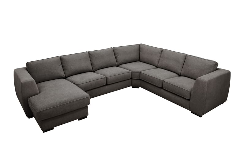 Optus 5-sits Hörnsoffa med divan vändbar - Mörkgrå - Products - Möbler - Soffa - Hörnsoffa