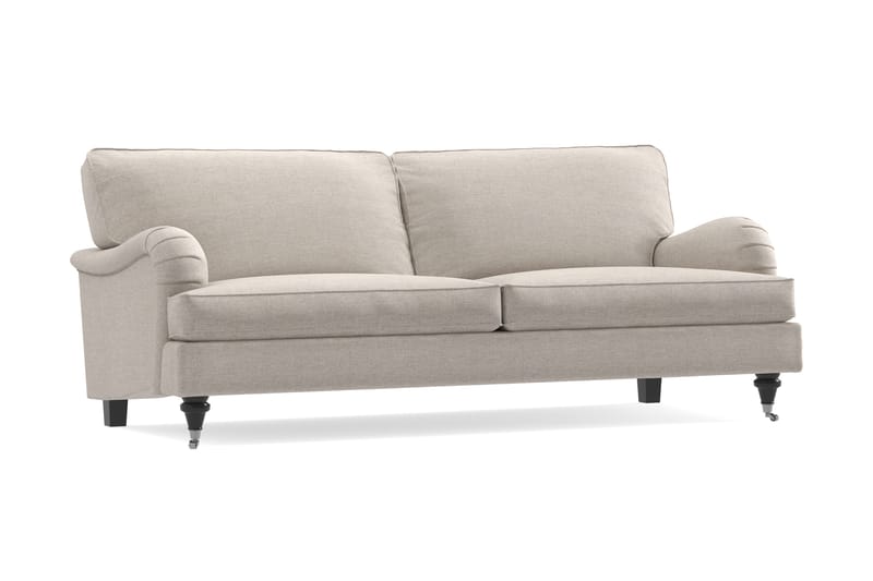 Howard Classic 3-sits Tygsoffa - Beige - Products - Möbler - Soffa - 3 sits soffa