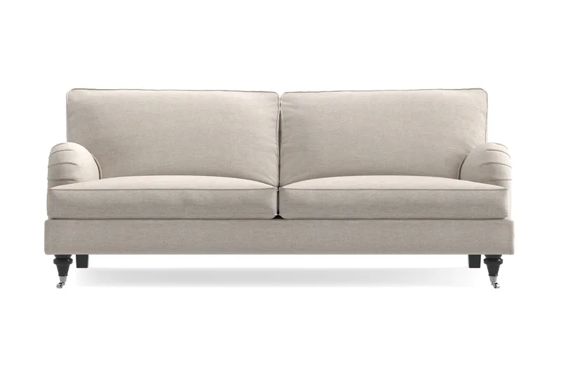 Howard Classic 3-sits Tygsoffa - Beige - Products - Möbler - Soffa - 3 sits soffa