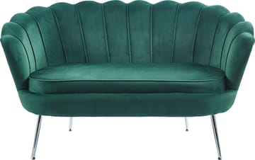 Kingsley 2-sits soffa grön sammet - Grön - Products - Möbler - Soffa - Sammetssoffa