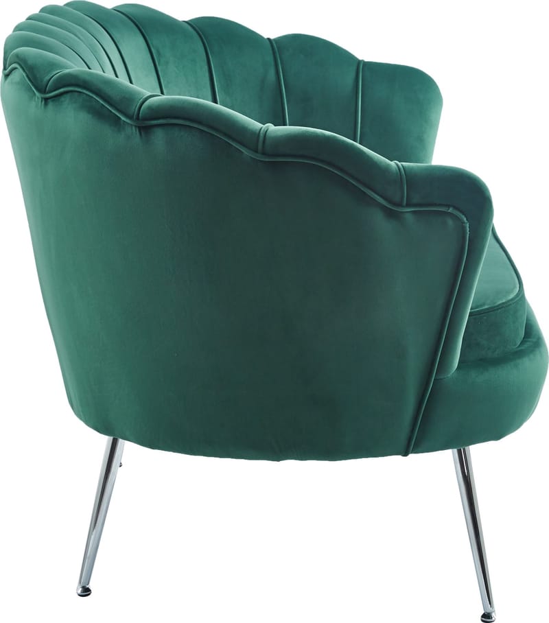 Kingsley 2-sits soffa grön sammet - Grön - Products - Möbler - Soffa - Sammetssoffa