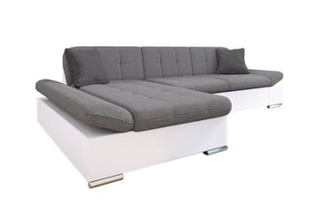 Kintore 3-sits Hörnsoffa Light Grey/White - Products - Möbler - Soffa - Skinnsoffa