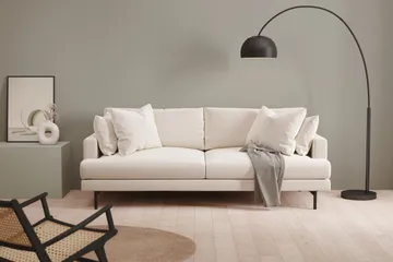 Menard Soffgrupp 4-sits + 4-sits Djup Sammetssoffa 225 cm bred - Krämvit - Products - Möbler - Soffa - Soffgrupp
