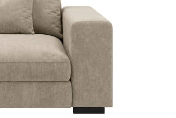 Dubai Armstöd Höger i Tyg - Beige/Grå - Products - Möbler - Soffa - Modulsoffa - Övriga moduler till modulsoffa