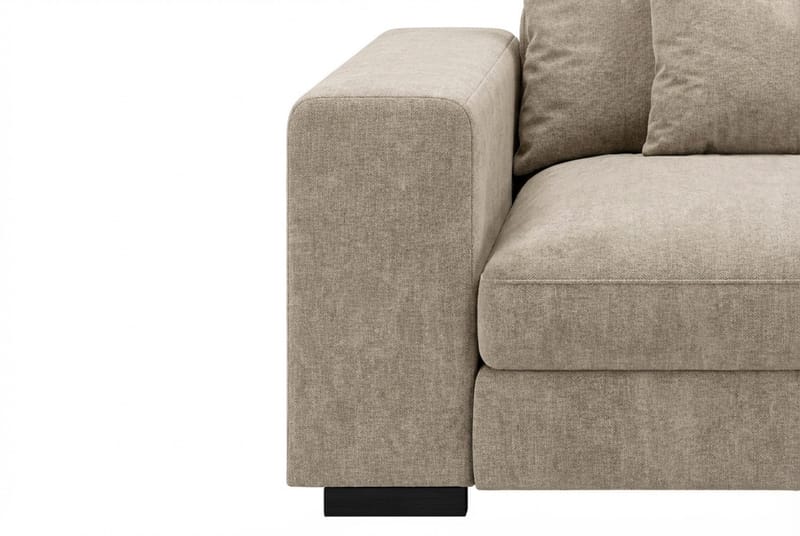 Dubai Armstöd Vänster i Tyg - Beige/Grå - Products - Möbler - Soffa - Modulsoffa - Övriga moduler till modulsoffa