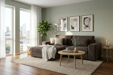 Dubai Divansoffa Vänster Extra Djup i Chenille - Mörkbrun - Products - Möbler - Soffa - Modulsoffa - Komplett modulsoffa
