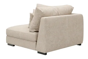 Dubai Hörnmodul i Chenille Extra Djup - Beige - Products - Möbler - Soffa - Modulsoffa - Hörnmodul