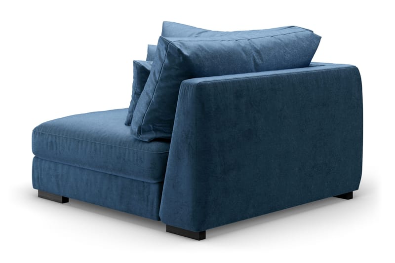 Dubai Hörnmodul Sammet Extra Djup - Blå - Products - Möbler - Soffa - Modulsoffa - Hörnmodul