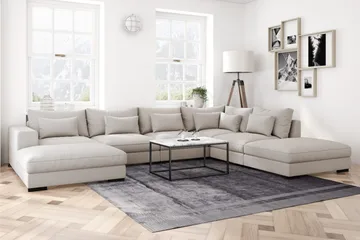 Dubai Mittmodul Extra Djup - Beige - Products - Möbler - Soffa - Modulsoffa - Mittmodul