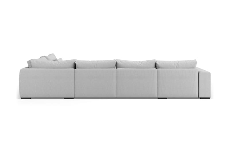 Dubai U-modulsoffa med Divan Vänster Extra Djup - Ljusgrå - Products - Möbler - Soffa - Modulsoffa - Komplett modulsoffa