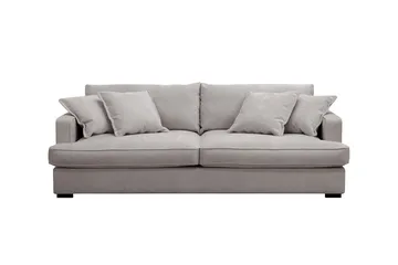 Rossita Lyx 2,5-sits Extra djup Soffa i Chenille - Grå/Brun - Products - Möbler - Soffa - 3 sits soffa