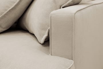 Rossita Lyx 2,5-sits Extra djup Soffa i Manchester - Kräm - Products - Möbler - Soffa - 3 sits soffa
