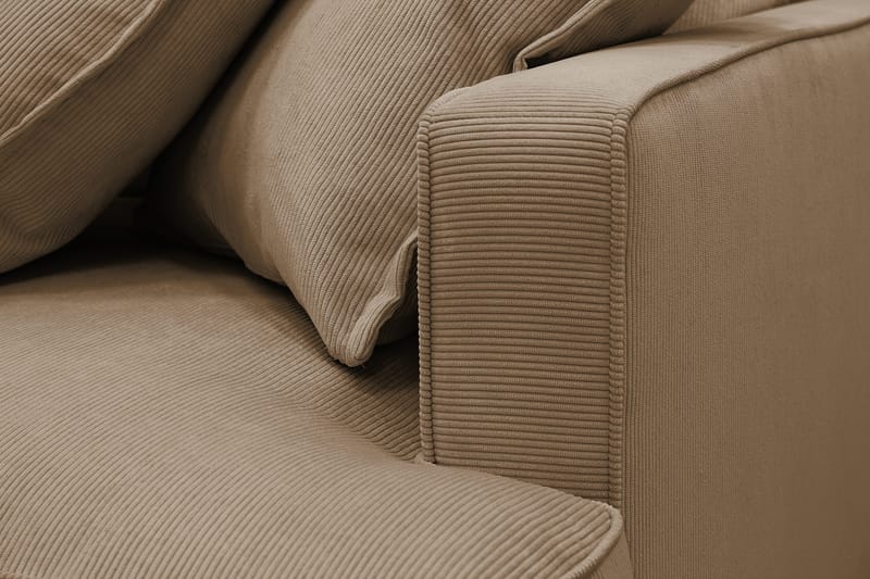 Rossita Lyx 2,5-sits Extra djup Soffa i Manchester - Ljusbrun - Products - Möbler - Soffa - 3 sits soffa