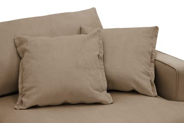 Rossita Lyx 2,5-sits Extra djup Soffa i Manchester - Ljusbrun - Products - Möbler - Soffa - 3 sits soffa