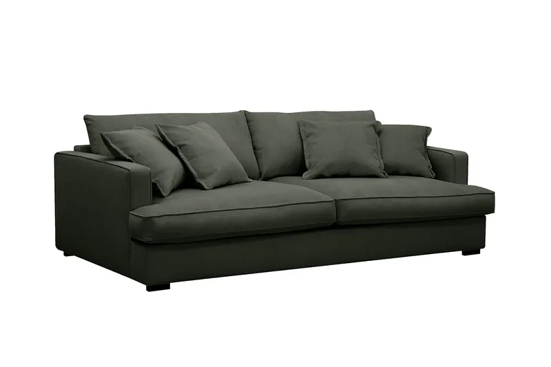Rossita Lyx 2,5-sits Extra djup Soffa i Manchester - Mörkgrön - Products - Möbler - Soffa - 3 sits soffa