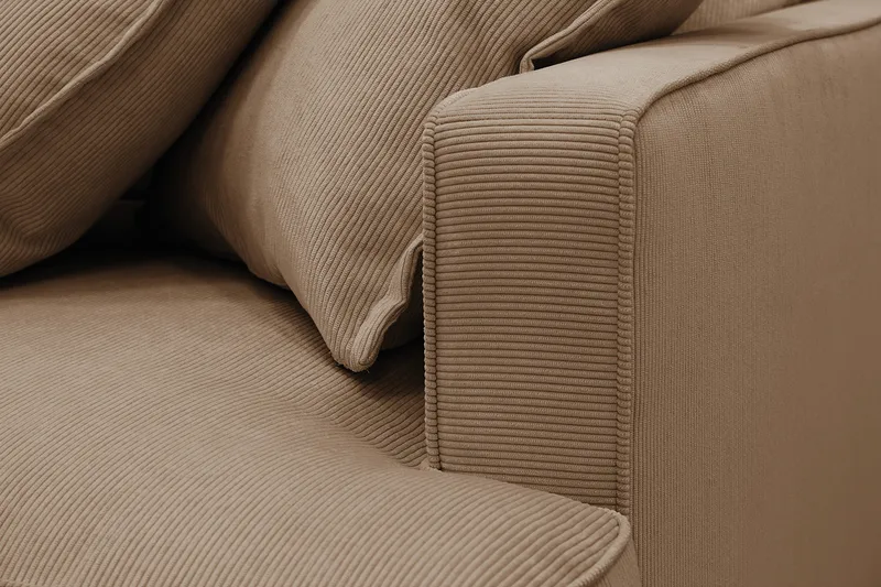 Rossita Lyx 3,5-sits Extra djup Soffa i Manchester - Brun - Products - Möbler - Soffa - 4 sits soffa