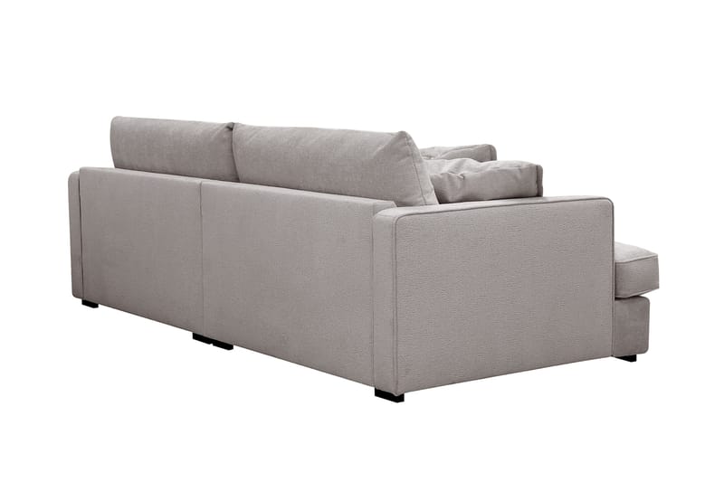 Rossita Lyx 3-sits Extra djup Soffa i Chenille - Grå/Brun - Products - Möbler - Soffa - 3 sits soffa