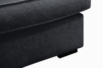 Rossita Lyx 3-sits Extra djup Soffa i Chenille - Svart - Products - Möbler - Soffa - 3 sits soffa