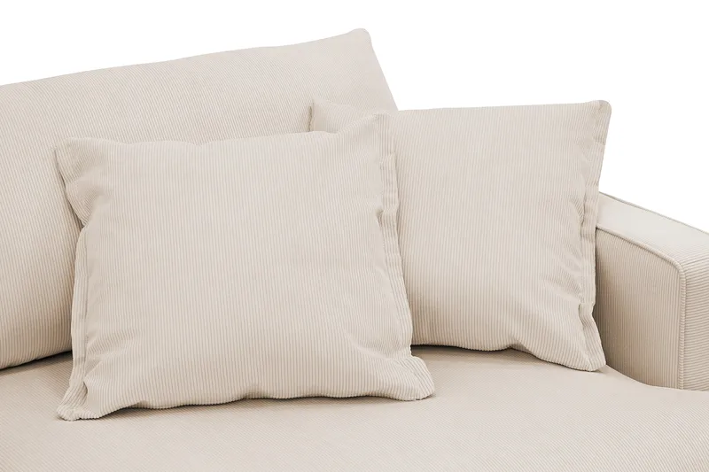 Rossita Lyx 3-sits Extra djup Soffa i Manchester - Beige - Products - Möbler - Soffa - 3 sits soffa
