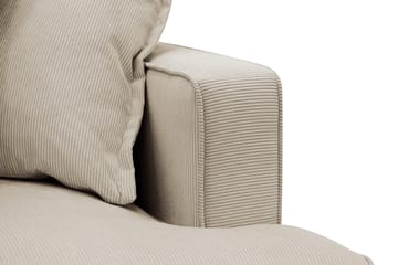 Rossita Lyx 3-sits Extra djup Soffa i Manchester - Kräm - Products - Möbler - Soffa - 3 sits soffa