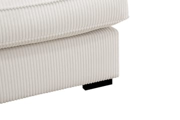 Rossita Lyx 3-sits Extra djup Soffa i Manchester - Naturvit - Products - Möbler - Soffa - 3 sits soffa
