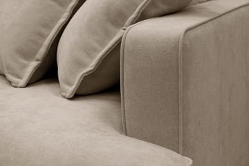 Rossita Lyx 3-sits Extra djup Soffa i Tyg - Brun - Products - Möbler - Soffa - 3 sits soffa