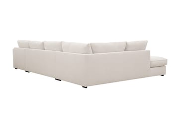 Rossita Lyx 5-sits Högervänd U-formad Extra djup Soffa med Divan och Schäslong i Manchester - Naturvit - Products - Möbler - Soffa - U-soffa