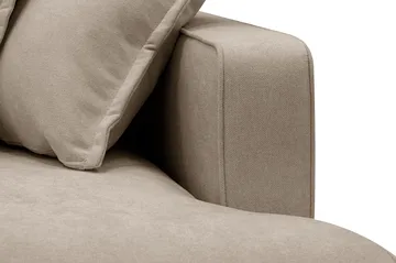 Rossita Lyx 5-sits Högervänd U-formad Extra djup Soffa med Divan och Schäslong i Tyg - Brun - Products - Möbler - Soffa - U-soffa