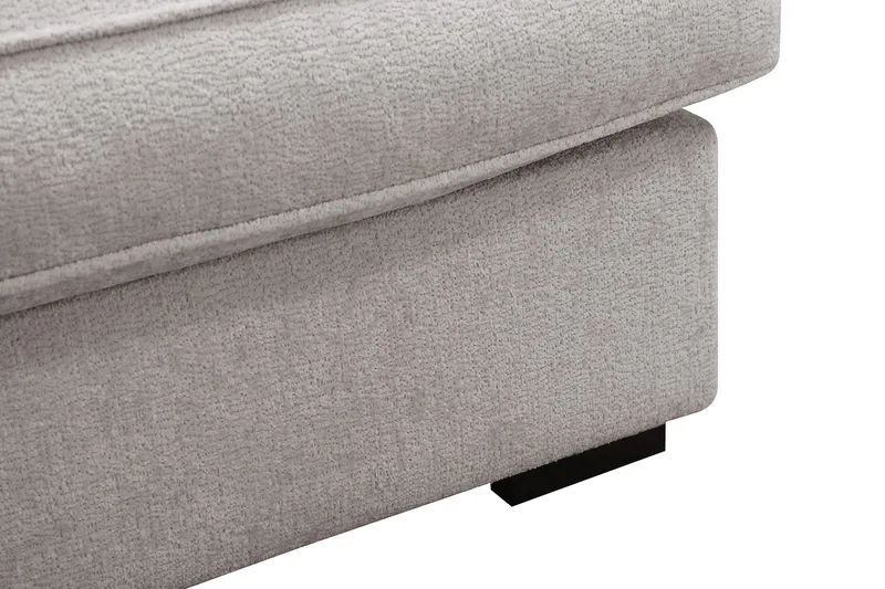 Rossita Lyx 5-sits Vänstervänd U-formad Extra djup Soffa med Divan och Schäslong i Chenille - Grå - Products - Möbler - Soffa - U-soffa