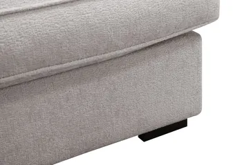 Rossita Lyx 5-sits Vänstervänd U-formad Extra djup Soffa med Divan och Schäslong i Chenille - Grå/Brun - Products - Möbler - Soffa - U-soffa