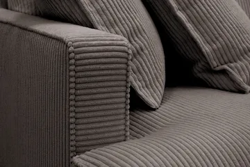 Rossita Lyx 5-sits Vänstervänd U-formad Extra djup Soffa med Divan och Schäslong i Manchester - Brun - Products - Möbler - Soffa - U-soffa
