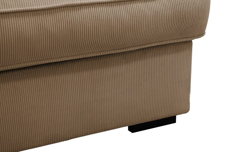 Rossita Lyx 5-sits Vänstervänd U-formad Extra djup Soffa med Divan och Schäslong i Manchester - Ljusbrun - Products - Möbler - Soffa - U-soffa