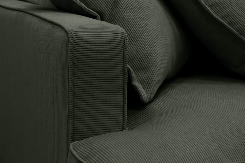 Rossita Lyx 5-sits Vänstervänd U-formad Extra djup Soffa med Divan och Schäslong i Manchester - Mörkgrön - Products - Möbler - Soffa - U-soffa