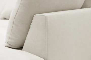 Rossita Lyx 5-sits Vänstervänd U-formad Extra djup Soffa med Divan och Schäslong i Tyg - Beige - Products - Möbler - Soffa - U-soffa