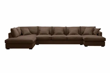 Rossita Lyx 6-sits Högervänd U-formad Extra djup Soffa med Divan och Schäslong i Manchester