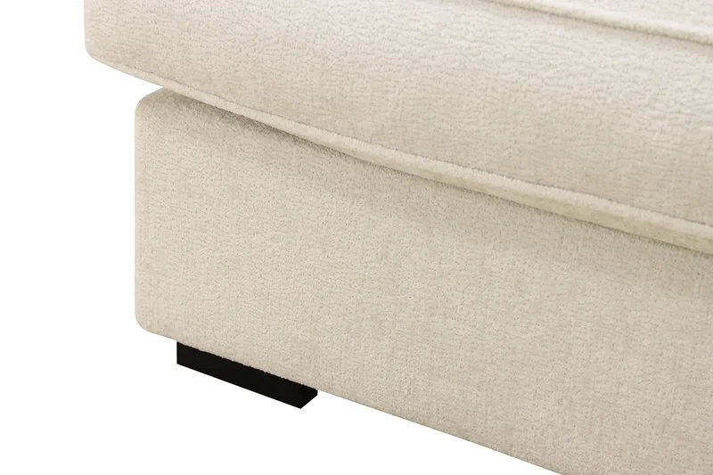 Rossita Lyx 6-sits Vänstervänd U-formad Extra djup Soffa med Divan och Schäslong i Chenille - Beige - Products - Möbler - Soffa - U-soffa