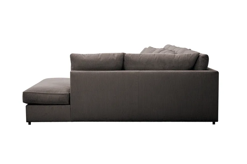 Rossita Lyx 6-sits Vänstervänd U-formad Extra djup Soffa med Divan och Schäslong i Manchester - Brun - Products - Möbler - Soffa - U-soffa