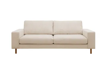 Scandi Djup 3-sits Soffa i Manchester, Beige