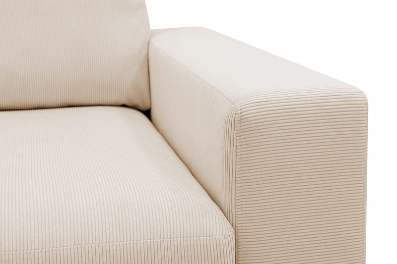 Scandi Djup 3-sits Soffa i Manchester - Beige - Products - Möbler - Soffa - 3 sits soffa