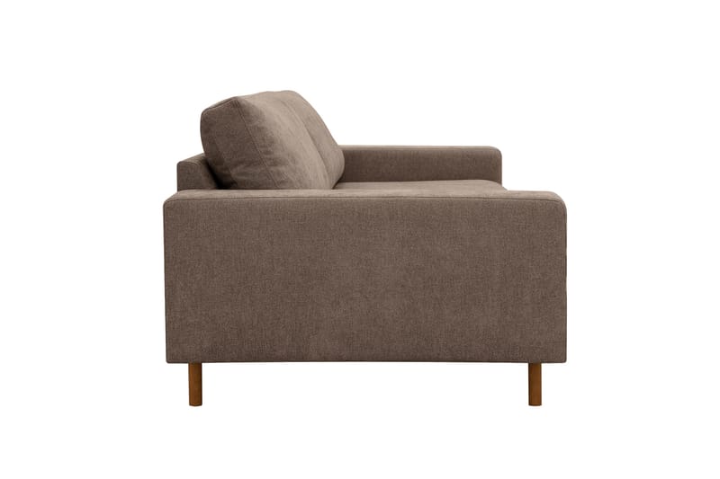Scandi Djup 4-sits Soffa i Tyg - Mörkbrun - Products - Möbler - Soffa - 4 sits soffa