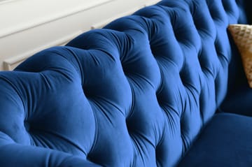 Soffa 2-sits chesterfield blå - Milton - Blå - Products - Möbler - Soffa - Chesterfield soffa