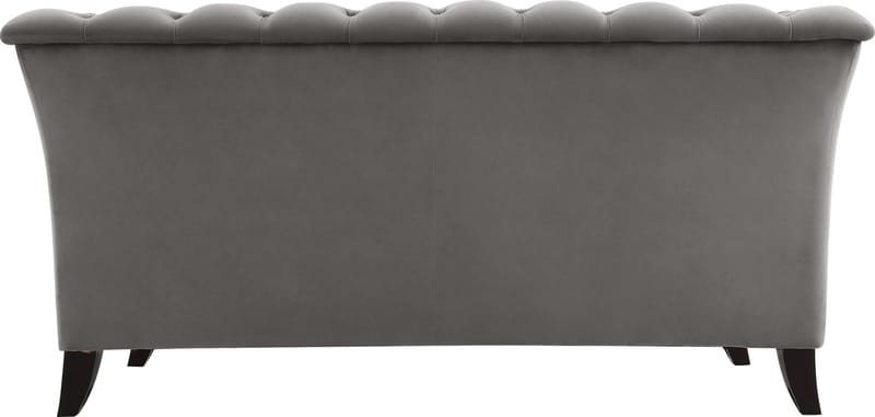 Soffa 2-sits chesterfield grå - Henry - Grå sammet - Products - Möbler - Soffa - Chesterfield soffa