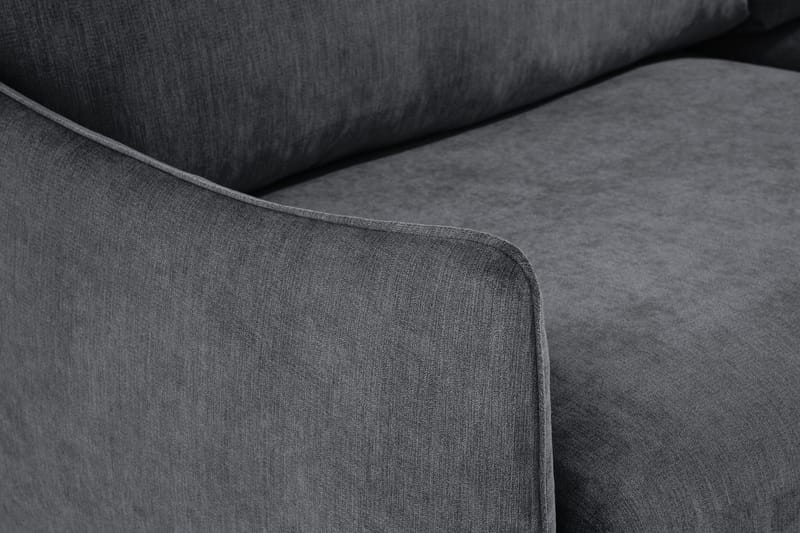 Trend Lyx Hörnsoffa Vändbar - Mörkgrå/Ek - Products - Möbler - Soffa - Hörnsoffa