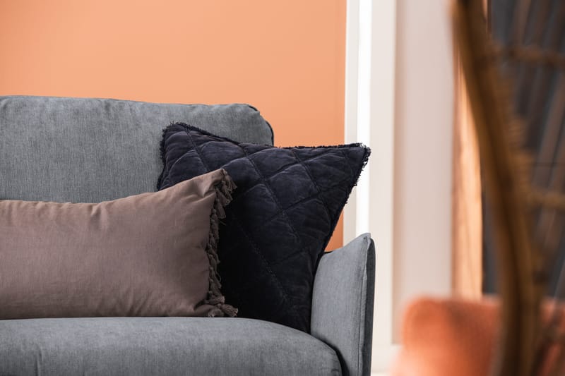 Trend Lyx Hörnsoffa Vändbar - Mörkgrå/Ek - Products - Möbler - Soffa - Hörnsoffa